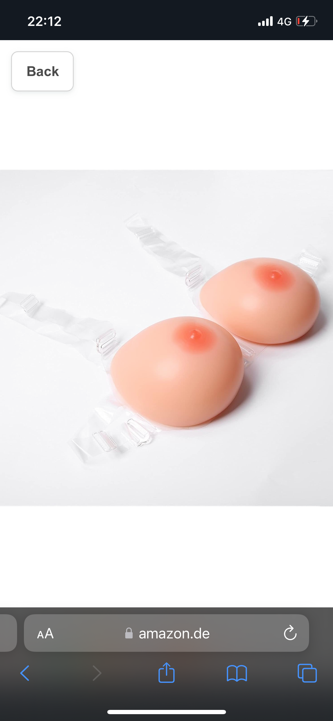 INVISIBLE STRAP FULL SILICONE BREAST BRA (A-H CUP)