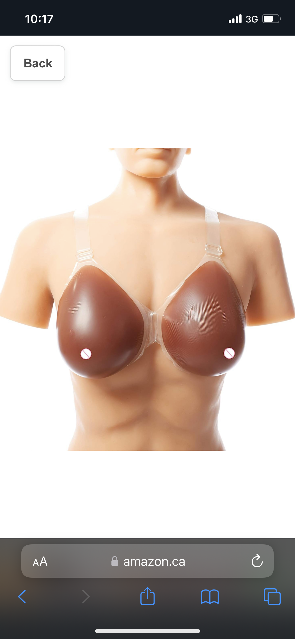 INVISIBLE STRAP FULL SILICONE BREAST BRA (A-H CUP)